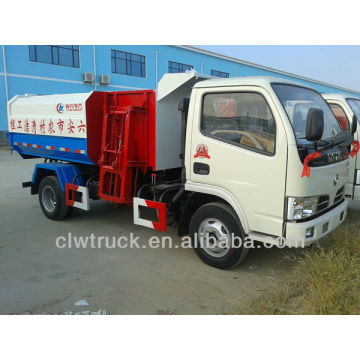 Prix ​​d&#39;usine Dongfeng hook lift containers à vendre, 5000L hook lift chariot à ordures